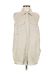 Talbots Sleeveless Button Down Shirt