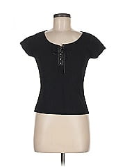 August Silk Short Sleeve Henley
