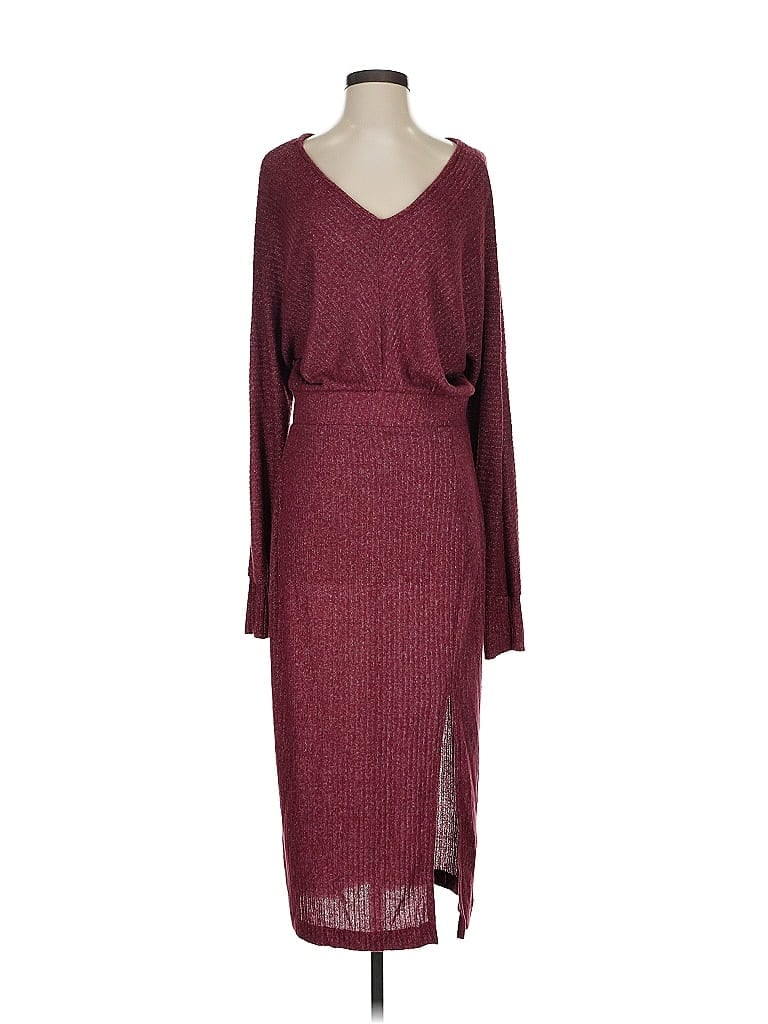 Pre-owned Unbranded Casual Dress In Red