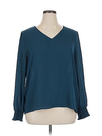 Worthington Long Sleeve Blouse (view 1)