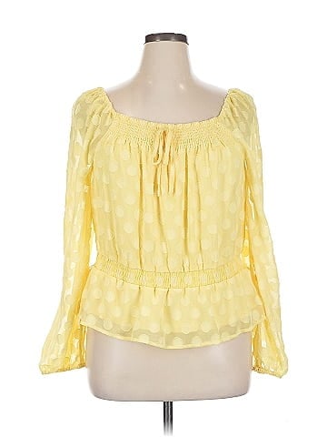 LC Lauren Conrad 3/4 Sleeve Blouse (view 1)