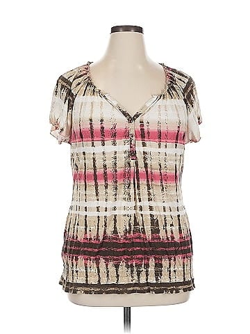 Liz Claiborne Short Sleeve Blouse (view 1)