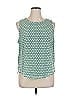 T by Talbots Green Sleeveless Blouse Size XL - photo 1