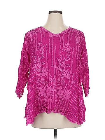Johnny Was 3/4 Sleeve Blouse (view 1)