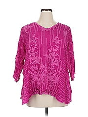 Johnny Was 3/4 Sleeve Blouse