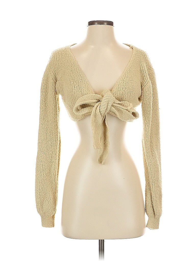 Pre-owned West Of Melrose Cardigan Sweater In Brown