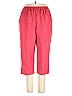 Alfred Dunner 100% Polyester Red Pink Casual Pants Size 16 - photo 1