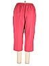 Alfred Dunner 100% Polyester Red Pink Casual Pants Size 16 - photo 2