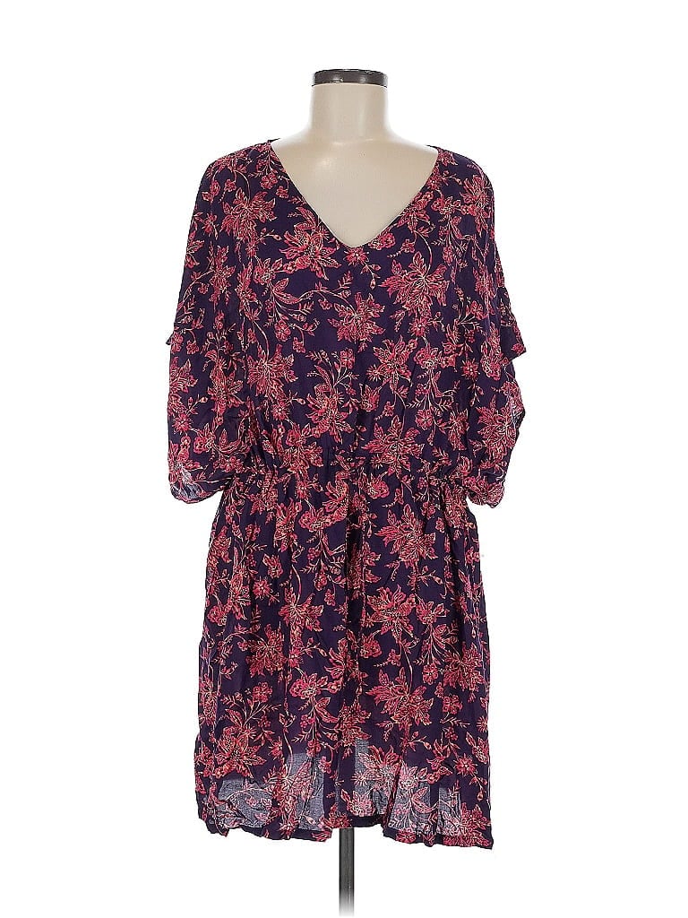 Pre-owned Lands' End Casual Dress In Blue