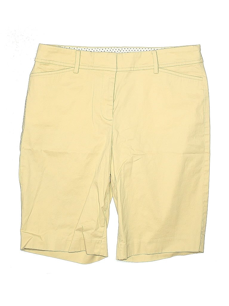 Pre-owned Talbots Khaki Shorts In Yellow
