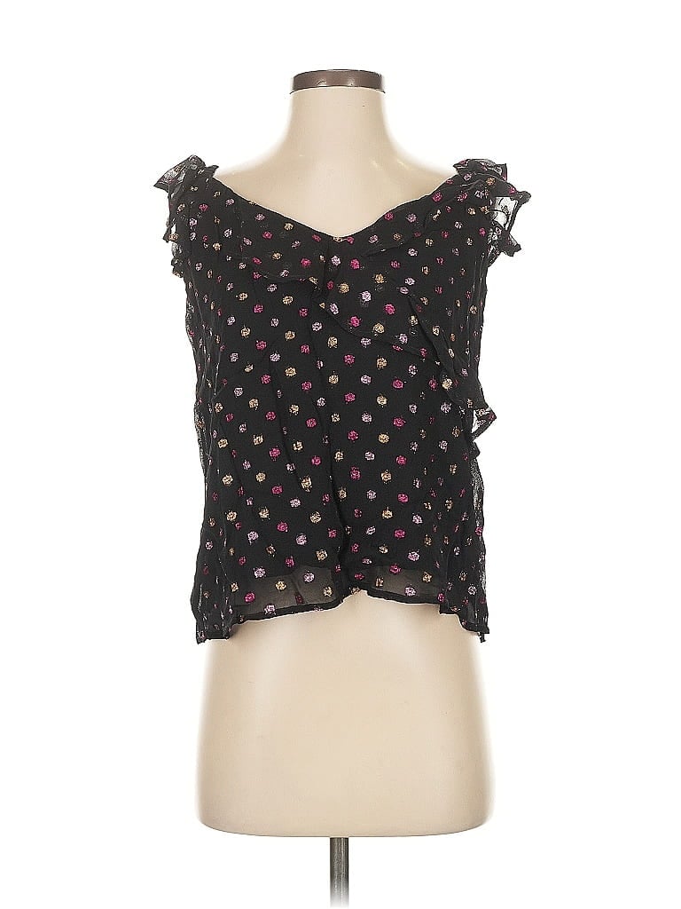 Ann Taylor Loft Sleeveless Blouse In Black