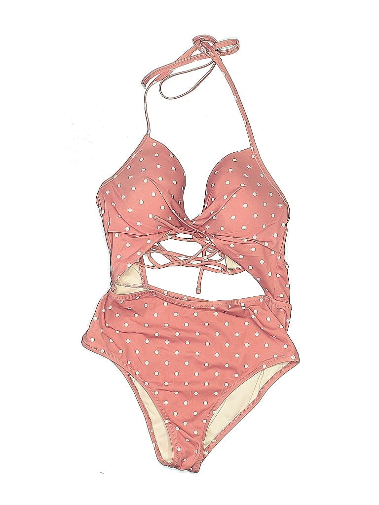 Pre-owned Unbranded One Piece Swimsuit In Pink