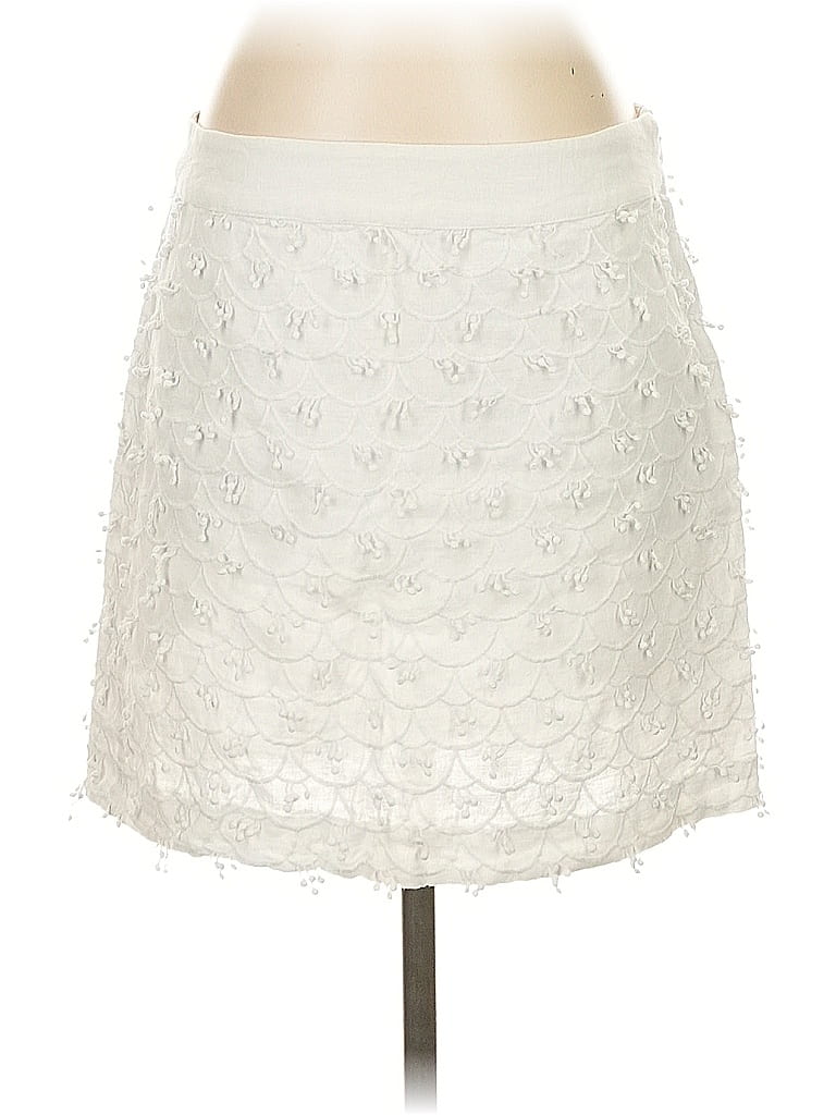 Pre-owned Vineyard Vines Formal Skirt In White