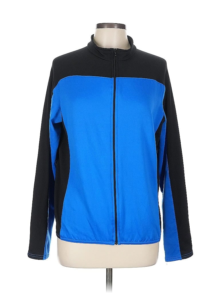 Pre-owned Assorted Brands Track Jacket In Blue