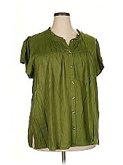 Rose + Olive Short Sleeve Blouse