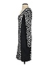 Carmen Carmen Marc Valvo Graphic Gray Cocktail Dress Size S - photo 4