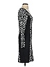 Carmen Carmen Marc Valvo Graphic Gray Cocktail Dress Size S - photo 3