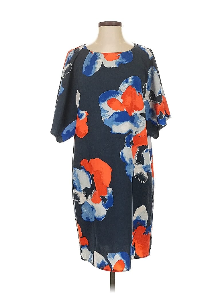 Pre-owned H By Halston Cocktail Dress In Blue