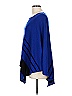 August Silk Blue Poncho Size L - photo 4