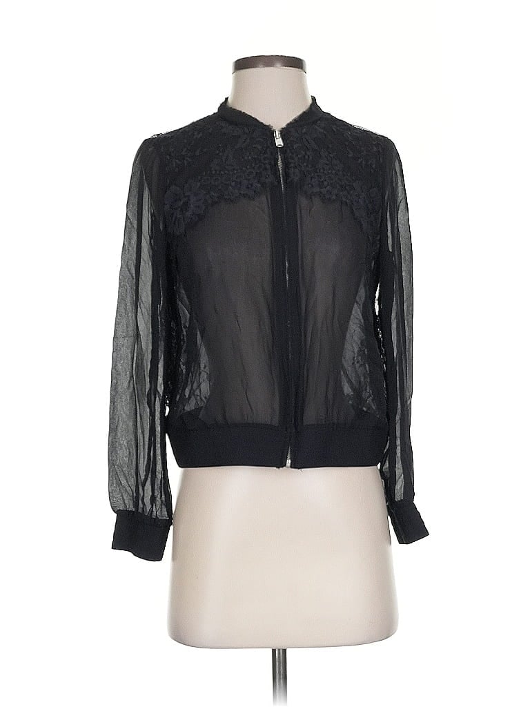 Click to view more detailed imagery on our partner's website Pre-owned Club Monaco Long Sleeve Blouse In Black