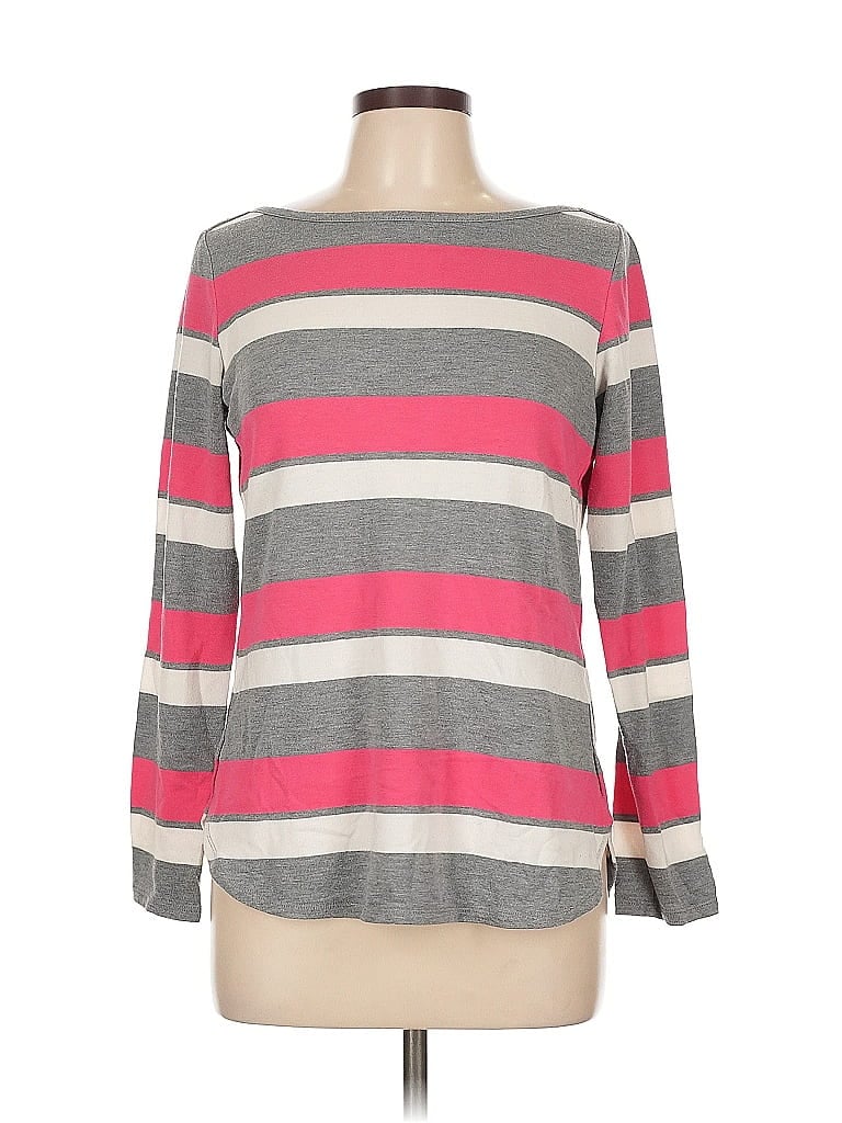 Liz Claiborne Gray Long Sleeve Top Size L - photo 1