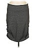 Joe Fresh Solid Gray Casual Skirt Size M - photo 1