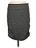 Joe Fresh Solid Gray Casual Skirt Size M - photo 2