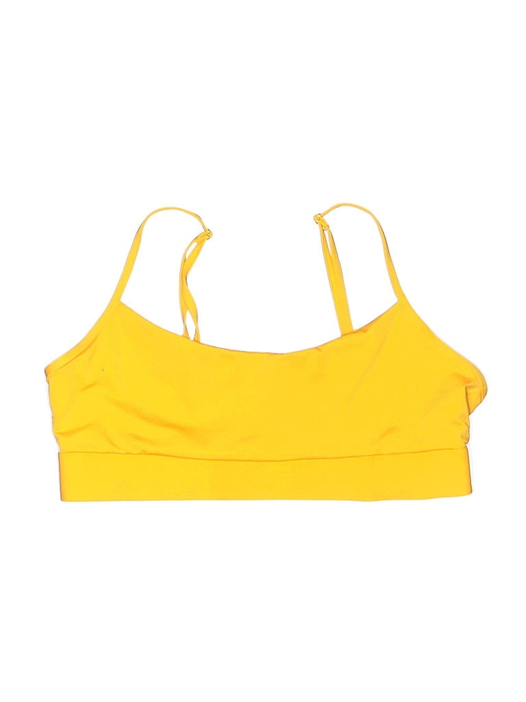 Pre-owned Beach Bunny Swimsuit Top Orange Swimwear