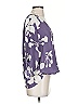 West Kei 100% Polyester Purple 3/4 Sleeve Blouse Size S - photo 4