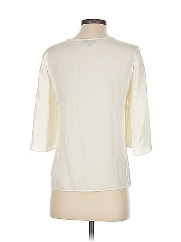 J.Crew 365 3/4 Sleeve Silk Top (view 2)