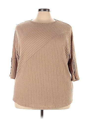 Perseption Concept 3/4 Sleeve Top (view 1)