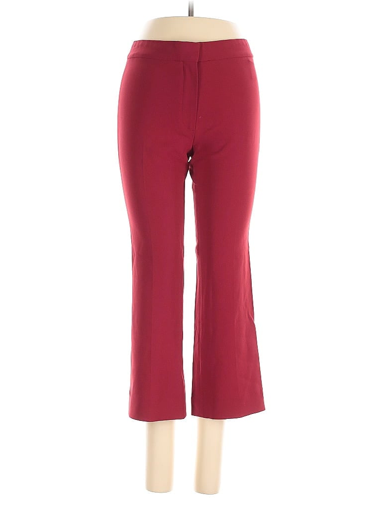 Pre-owned Theory Dress Pants In Burgundy