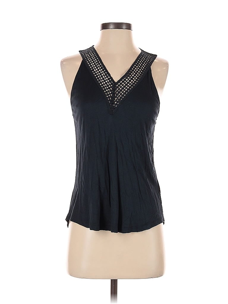 Pre-owned H&m Sleeveless Top Black Halter Neckline Tops