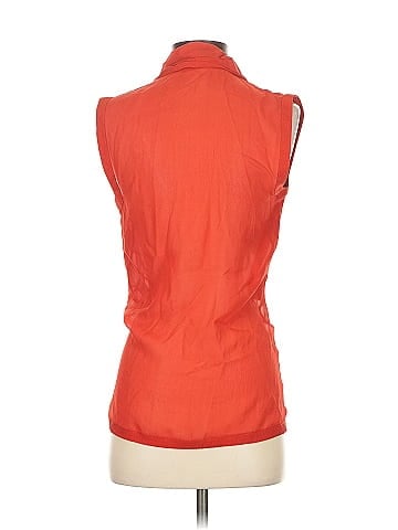 Helmut Lang Sleeveless Silk Top (view 2)