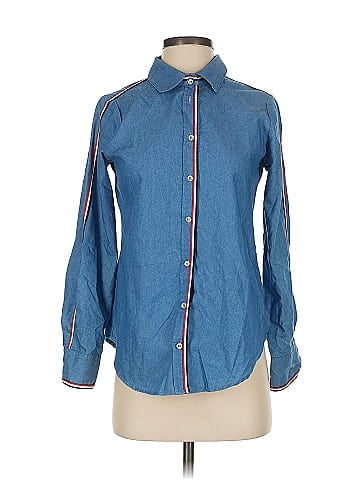 Stellah Long Sleeve Button-Down Shirt (view 1)