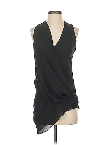 Helmut Lang Sleeveless Silk Top (view 1)