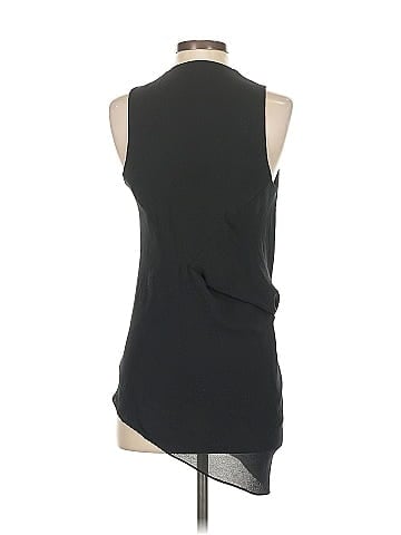 Helmut Lang Sleeveless Silk Top (view 2)