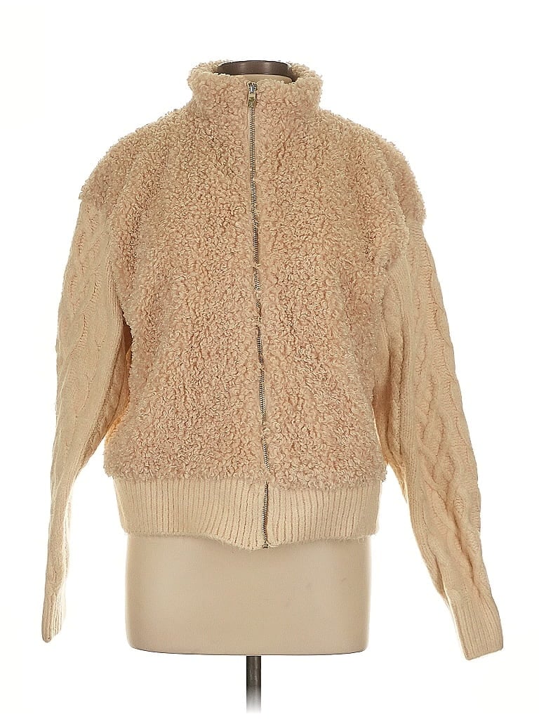 Click to view more detailed imagery on our partner's website Pre-owned River Island Faux Fur Jacket In Brown