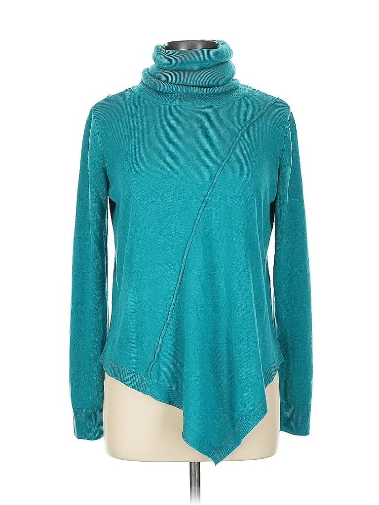 Click to view more detailed imagery on our partner's website Pre-owned New York And Company Turtleneck Sweater In Blue