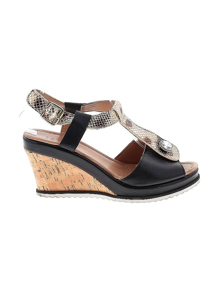 Pre-owned Fs/ny Wedges In Black