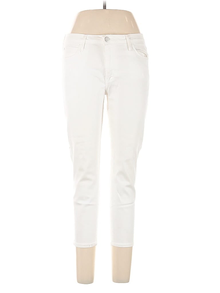 Pre-owned Just Black Jeans In White