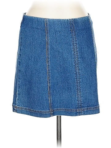 No Boundaries Denim Skirt (view 1)