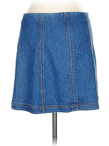 No Boundaries Denim Skirt (view 2)