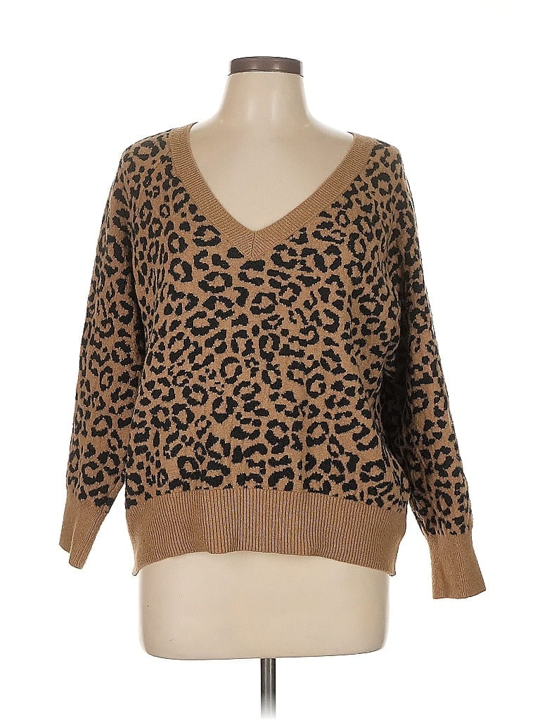 Pre-owned Old Navy Pullover Sweater In Brown