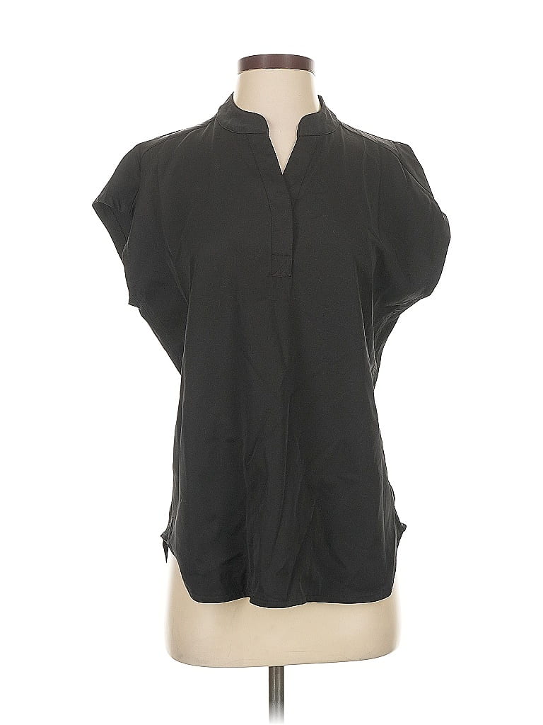 ASSORTED BRANDS Pre-owned Short Sleeve Blouse In Black