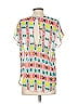 Bisou Bisou 100% Polyester Pink Short Sleeve Blouse Size XS - photo 4