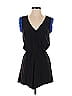 Kimberly Taylor Color Block Black Romper Size XS - photo 1
