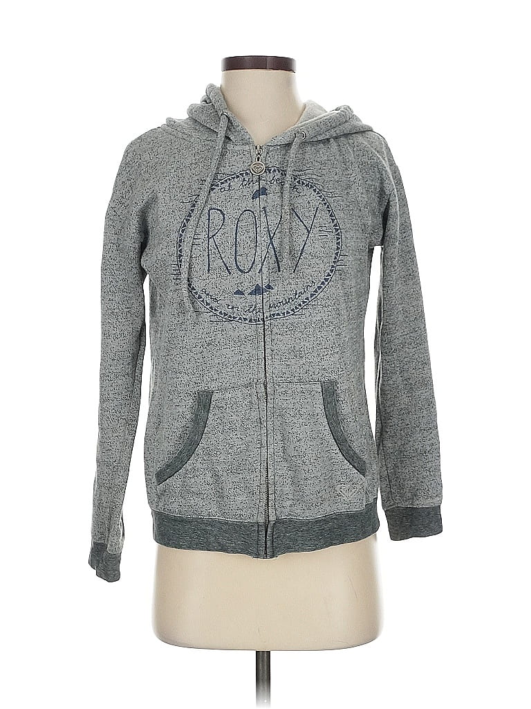 Click to view more detailed imagery on our partner's website Pre-owned Roxy Zip Up Hoodie In Gray