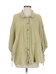 Pol 3/4 Sleeve Button Down Shirt