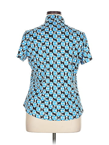 Tail Short Sleeve Blouse (view 2)
